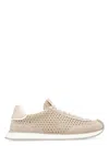 Dolce & Gabbana Leather And Fabric Low-top Sneakers