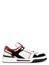 Dolce & Gabbana Leather And Mesh Sneaker In Multi