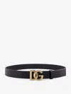 Dolce & Gabbana Logo-plaque Leather Belt