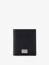 Dolce & Gabbana Leather Bifold Wallet In Black