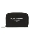 Dolce & Gabbana Men's Leather Continental Wallet In Black