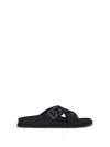 Dolce & Gabbana Luxurious Calfskin Sandals For Men In Black