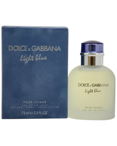Dolce & Gabbana Men's Light Blue 2.5oz Eau De Toilette Spray In Transparent