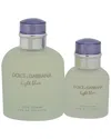 Dolce & Gabbana Men's Light Blue 2pc Gift Set