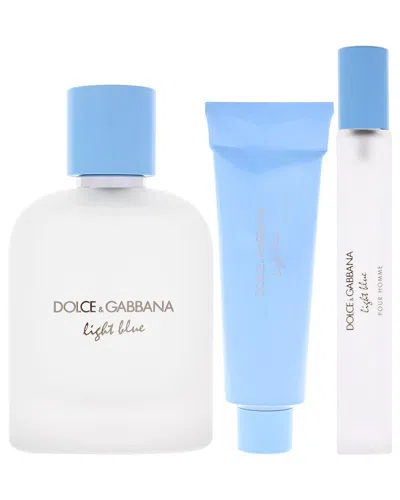 Dolce & Gabbana Men's Light Blue 3pc Set In Multi