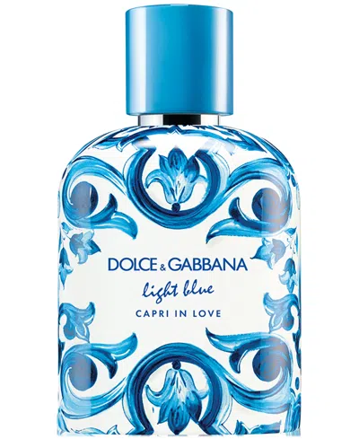 Dolce & Gabbana Men's Light Blue Capri In Love Eau De Parfum, 3.3 Oz. In No Color
