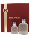 Dolce & Gabbana Men's Light Blue Edt Set In Transparent
