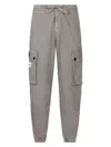 Dolce & Gabbana Men's Light Grey Cargo Trousers In Gray