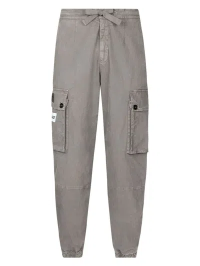 Dolce & Gabbana Men's Light Grey Cargo Trousers In Gray