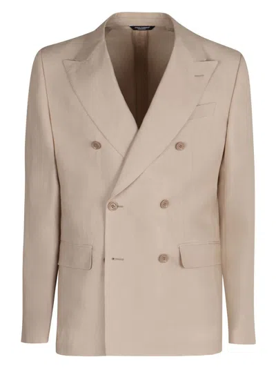 DOLCE & GABBANA MEN'S LINEN JACKET
