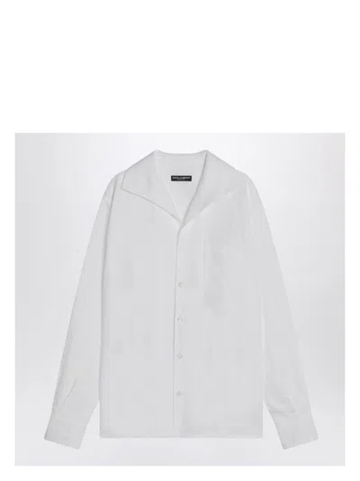DOLCE & GABBANA MEN'S LINEN SHIRT