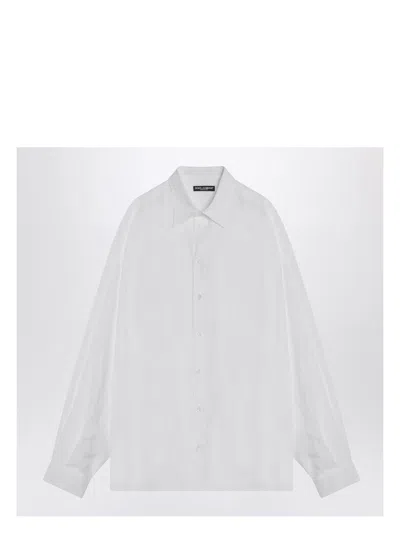 DOLCE & GABBANA MEN'S LINEN SHIRT