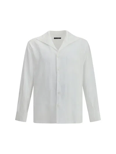 Dolce & Gabbana Linen Shirt In White