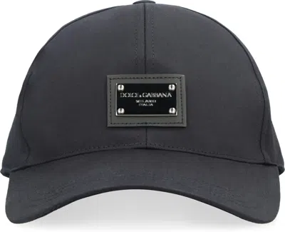 Dolce & Gabbana Men's Logo Baseball Cap In Blue