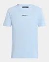 Dolce & Gabbana Men's Logo Crew T-shirt In Blue