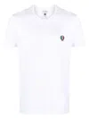 Dolce & Gabbana Logo-embroidered Short-sleeved T-shirt In White
