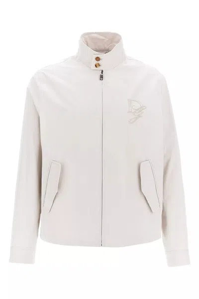 DOLCE & GABBANA DOLCE & GABBANA MEN LOGO EMBROIDERY JACKET