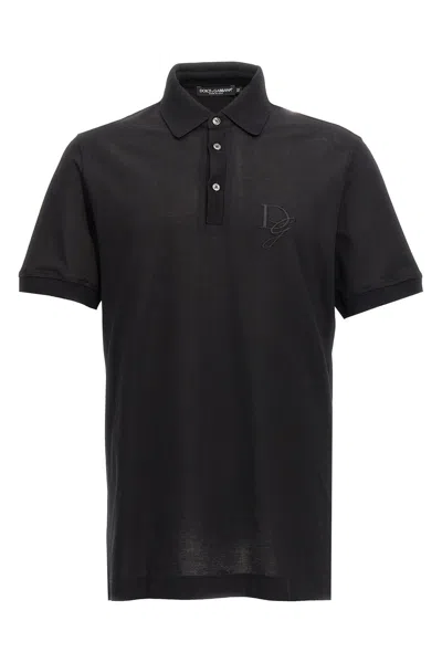 DOLCE & GABBANA DOLCE & GABBANA MEN LOGO EMBROIDERY POLO SHIRT