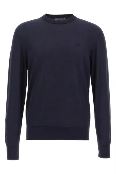 DOLCE & GABBANA DOLCE & GABBANA MEN LOGO EMBROIDERY SWEATER
