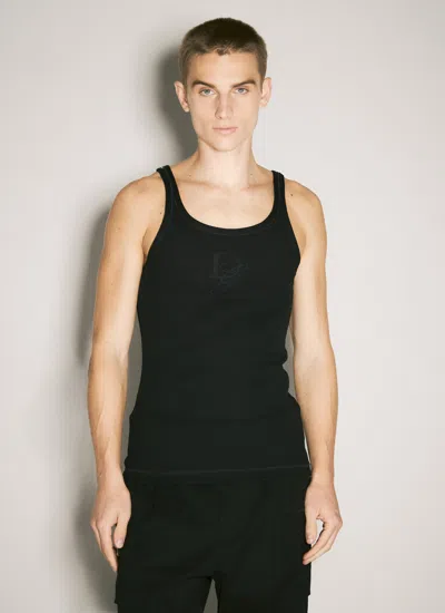 DOLCE & GABBANA DOLCE & GABBANA MEN LOGO EMBROIDERY TANK TOP