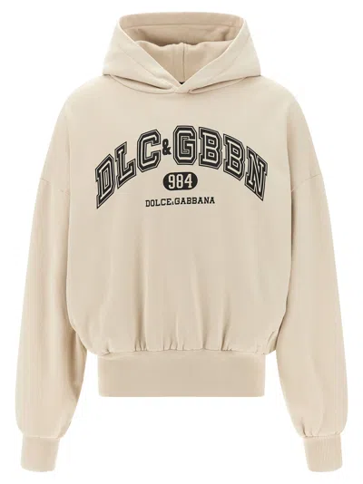 DOLCE & GABBANA DOLCE & GABBANA MEN LOGO PRINT HOODIE