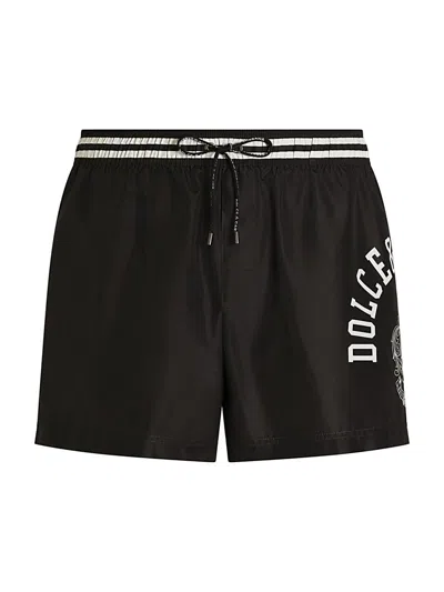 Dolce & Gabbana Black Polyester Swimsuit