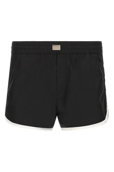 DOLCE & GABBANA DOLCE & GABBANA MEN LOGO SWIMSUIT