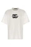 Dolce & Gabbana Bold Logo Print Crewneck T-shirt In White