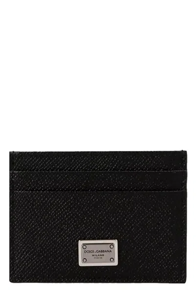 DOLCE & GABBANA DOLCE & GABBANA MEN LOGO TAG CARD HOLDER