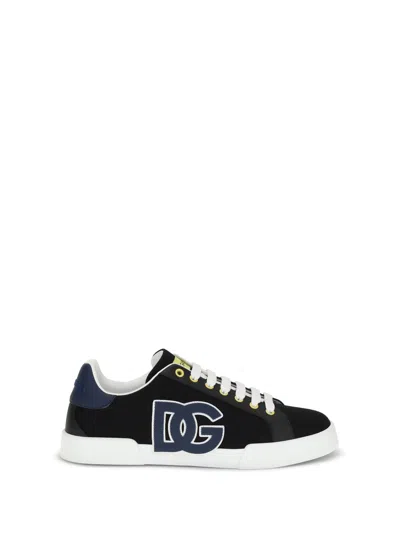 DOLCE & GABBANA DOLCE & GABBANA MEN LOGOED SNEAKERS
