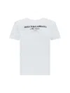 Dolce & Gabbana Men Logoed T-shirt In White