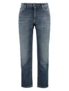 Dolce & Gabbana Slim Fit Jeans In Navy In Blue