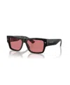 Dolce & Gabbana Dg4451 34177n In Black On Red Havana