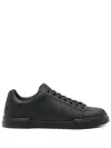 Dolce & Gabbana Portofino Light Black Sneakers With Logo Patch On The Tongue And Tonal Logo Lettering On The Heel In In Black