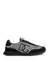 Dolce & Gabbana Low-top Wool Sneakers With Suede Inserts