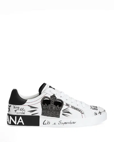 DOLCE & GABBANA MEN'S LOW TOP SNEAKERS