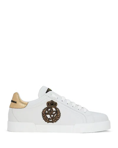 DOLCE & GABBANA MEN'S LOW TOP SNEAKERS