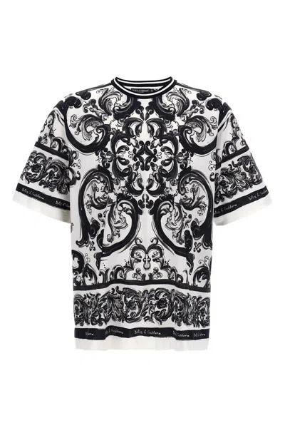 DOLCE & GABBANA DOLCE & GABBANA MEN 'MAIOLICA' PRINT T-SHIRT