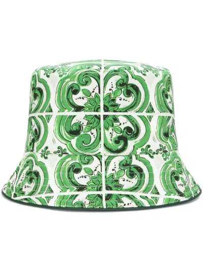 DOLCE & GABBANA DOLCE & GABBANA MEN MAJOLICA BUCKET HAT