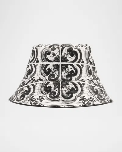Dolce & Gabbana Men's Majolica-print Bucket Hat