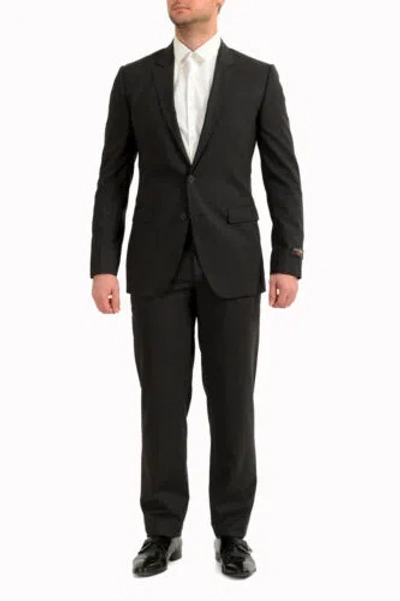 Pre-owned Dolce & Gabbana Men's "martini" Gray Wool Two Button Suit Us 38r It 48r