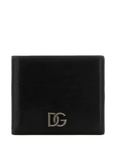 Dolce & Gabbana Men's Mini Bifold Wallet In Black