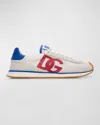 Dolce & Gabbana Cushion Low-top Sneakers Featuring Contrasting Elements In Bia Rosso