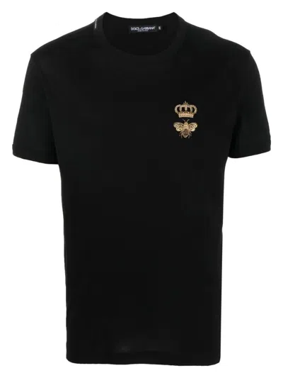 DOLCE & GABBANA MEN'S MOTIF DETAIL T SHIRT