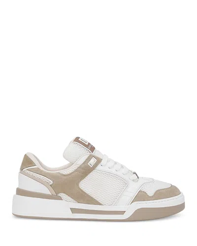 Dolce & Gabbana New Roma White Leather Sneakers In Multicolour