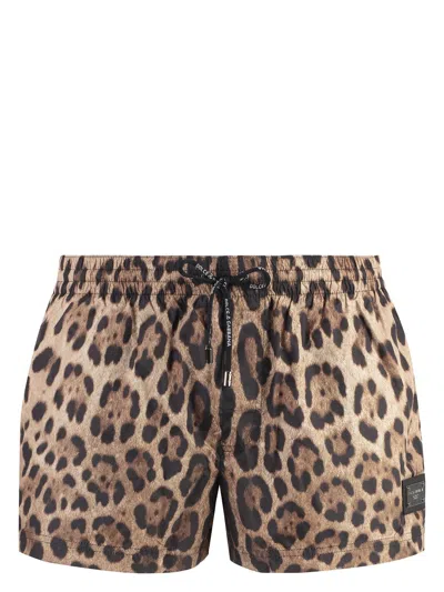 DOLCE & GABBANA MEN'S NYLON SWIM SHORTS