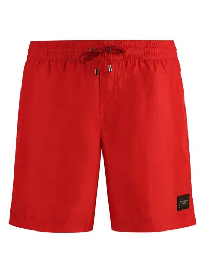 DOLCE & GABBANA MEN'S NYLON SWIM SHORTS