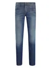 Dolce & Gabbana Jeans With Belt Loops In Blue