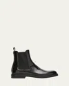 Dolce & Gabbana Altavilla Patent Leather Ankle Boots In Blk