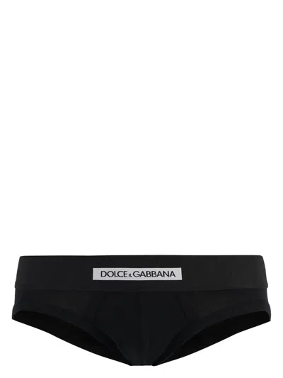 DOLCE & GABBANA MEN'S PLAIN COLOR BRIEFS